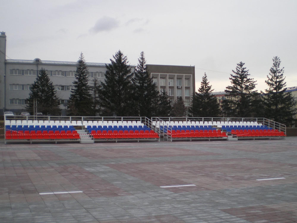 Центральная площадь, г.Улан-Удэ, Бурятия 65-летие Великой Победы