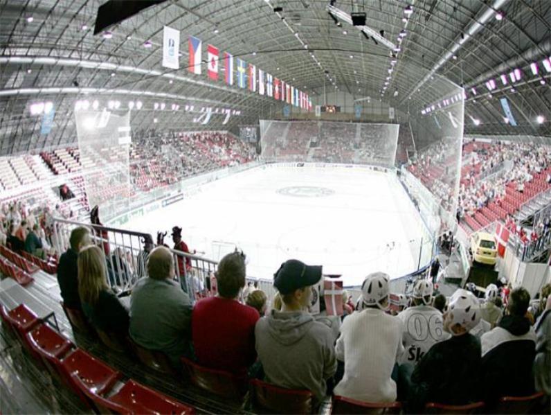Ледовая арена «Сконто», г.Рига, Латвия.  Чемпионат мира по хоккею - 2006